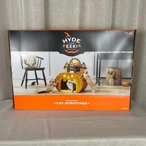 Hyde And Eek Cat Scratcher Fun House Jack O Lantern Halloween New In Box